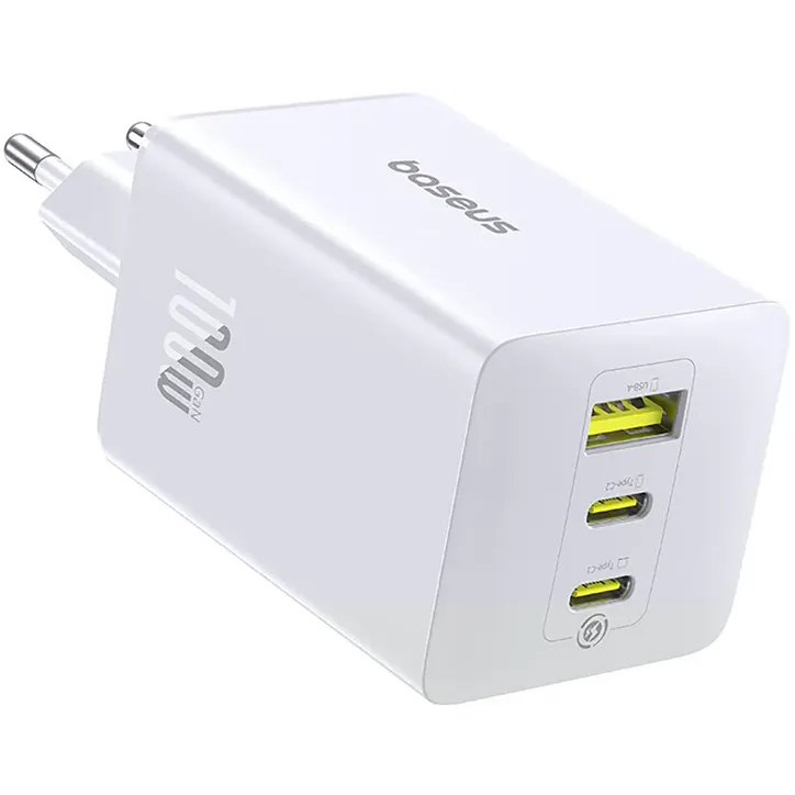 Сетевое зарядное устройство Baseus EnerFill FE11 100W White - 6932172690649 - фото 3