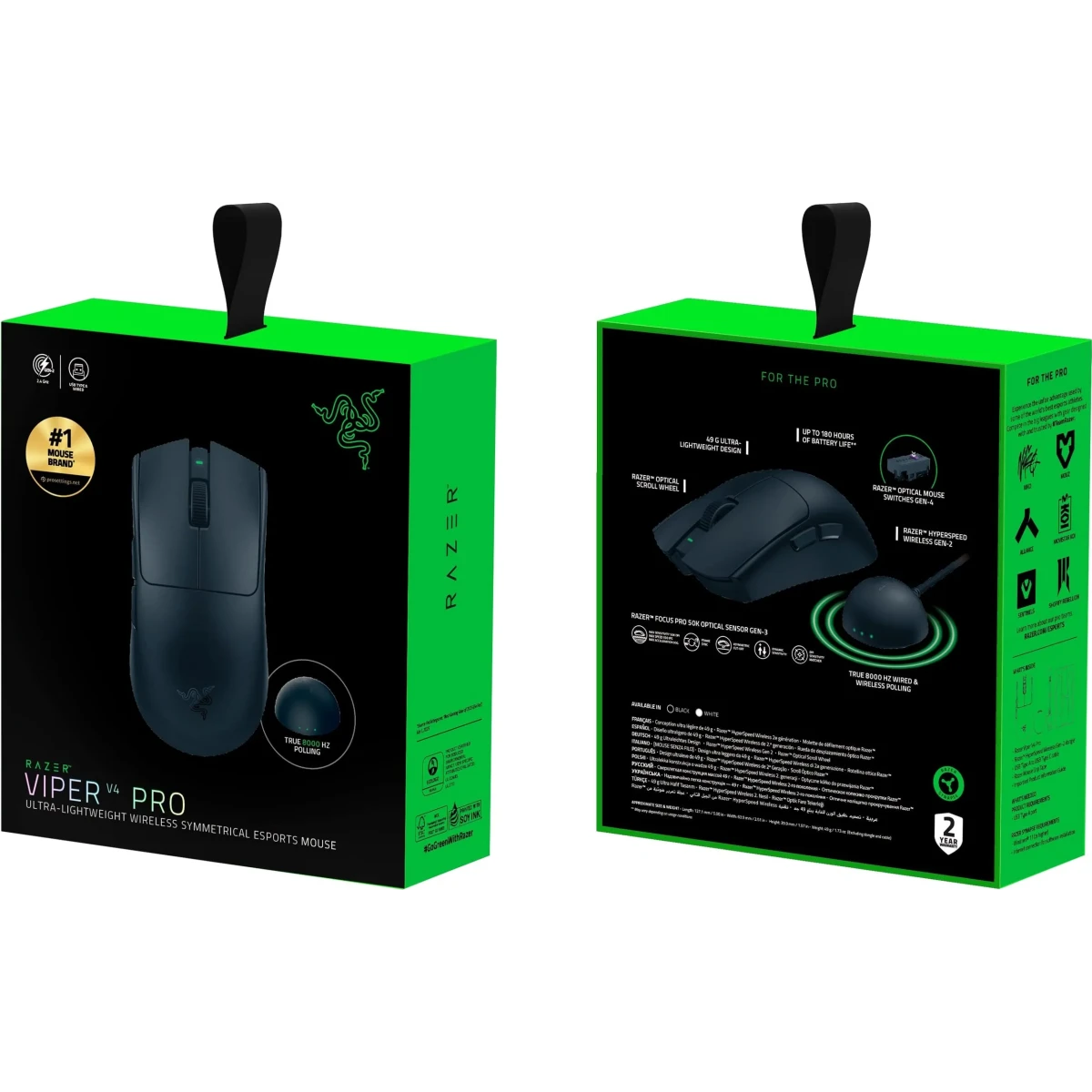 Мышь Razer Viper V4 Pro Black - RZ01-05630100-R3G1 - фото 8