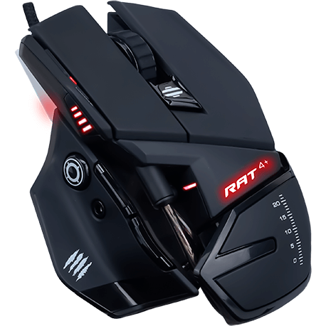 Мышь Mad Catz R.A.T.4+ Black - MR03MCINBL000-0 - фото 3
