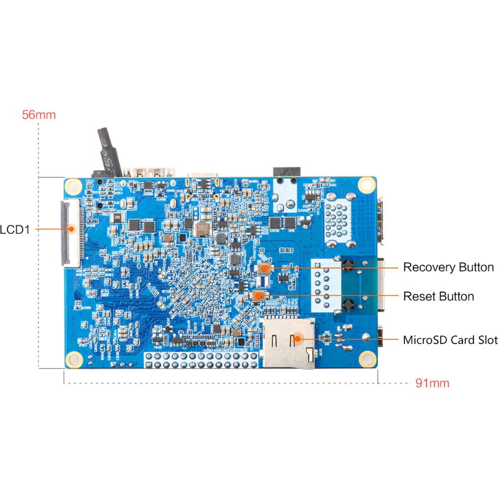 Одноплатный компьютер Orange Pi 4 LTS 4/16GB - OPi4 LTS - фото 6