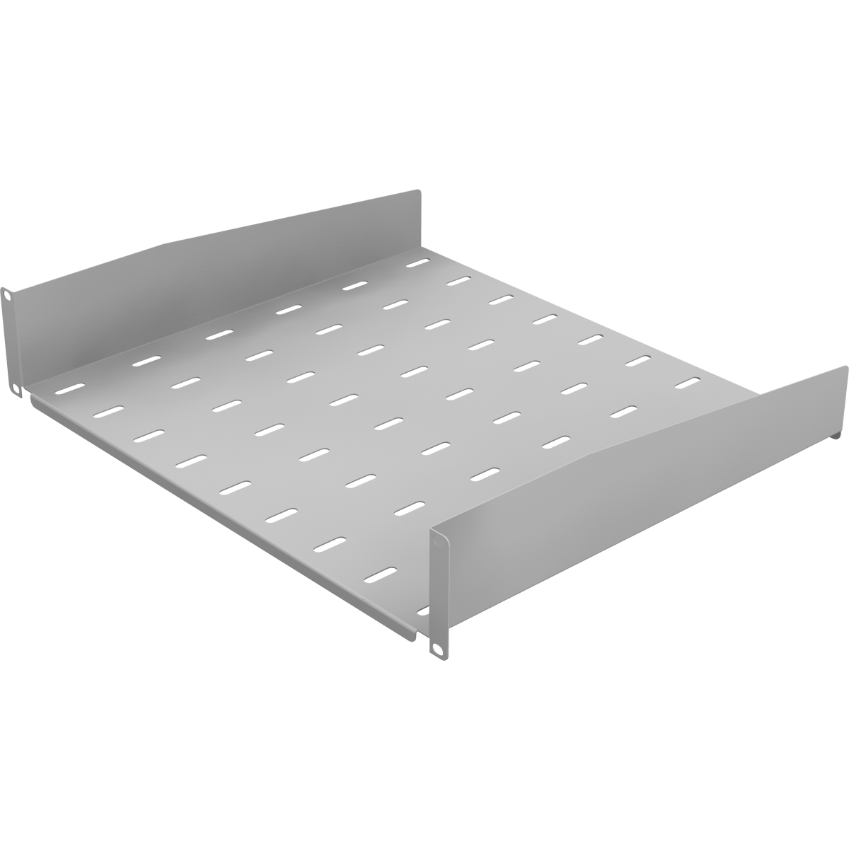 Полка для шкафа/стойки NETLAN EC-SHFR-2U-400-GY