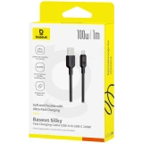 Кабель USB - USB Type-C, 1м, Baseus CB000113 Black (P10377703113-00)