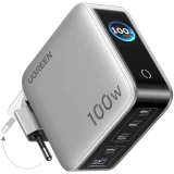 Сетевое зарядное устройство UGREEN X773 Silver/Black (65620B)