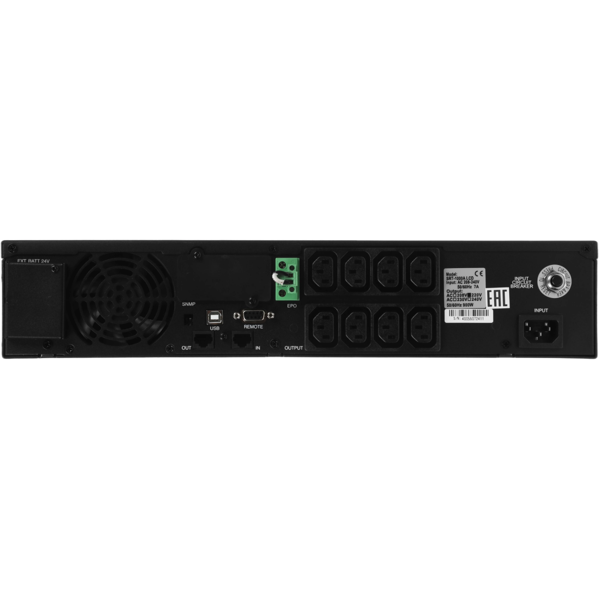 ИБП Powercom Smart King SRT-1000A LCD - фото 4