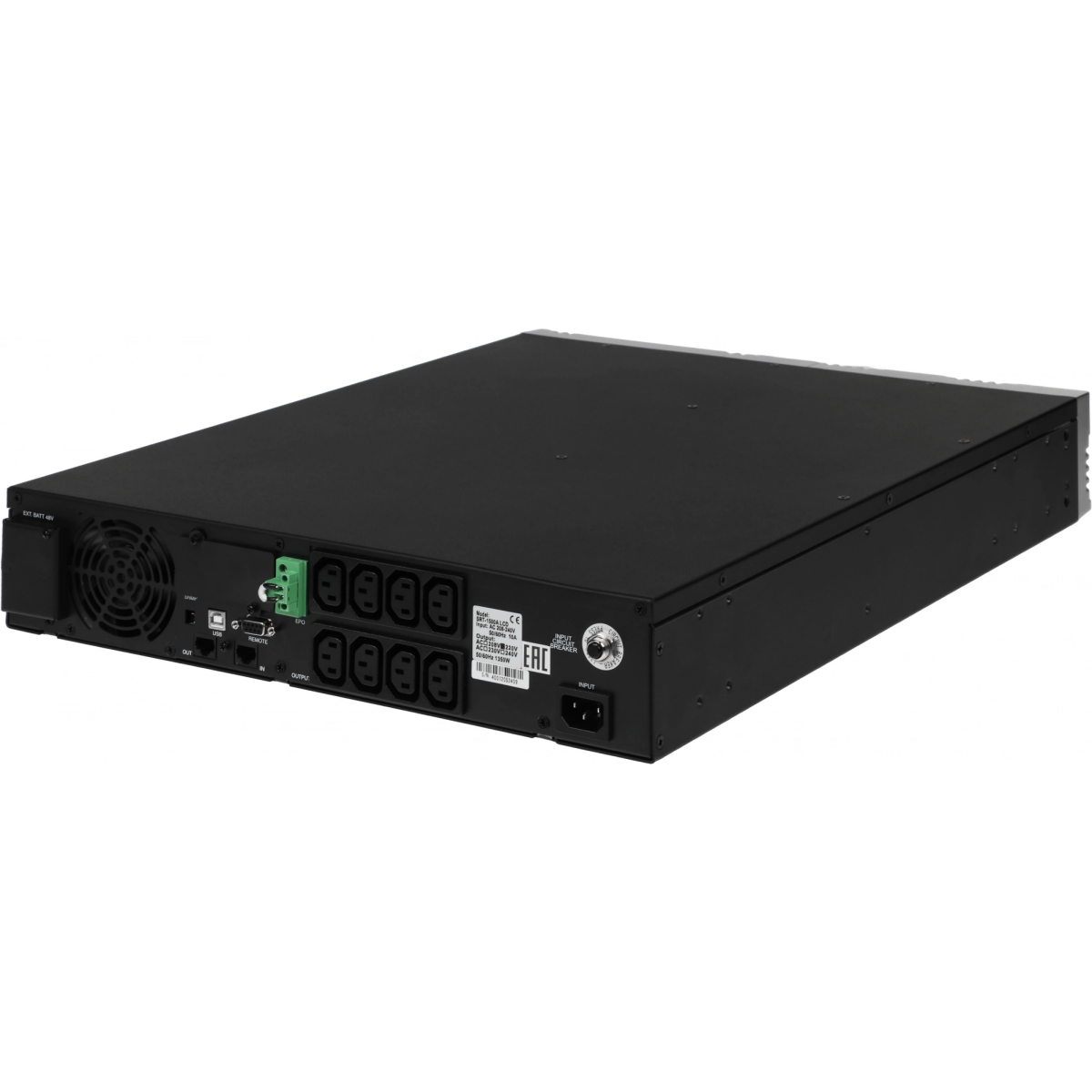 ИБП Powercom Smart King SRT-1500A LCD - фото 3
