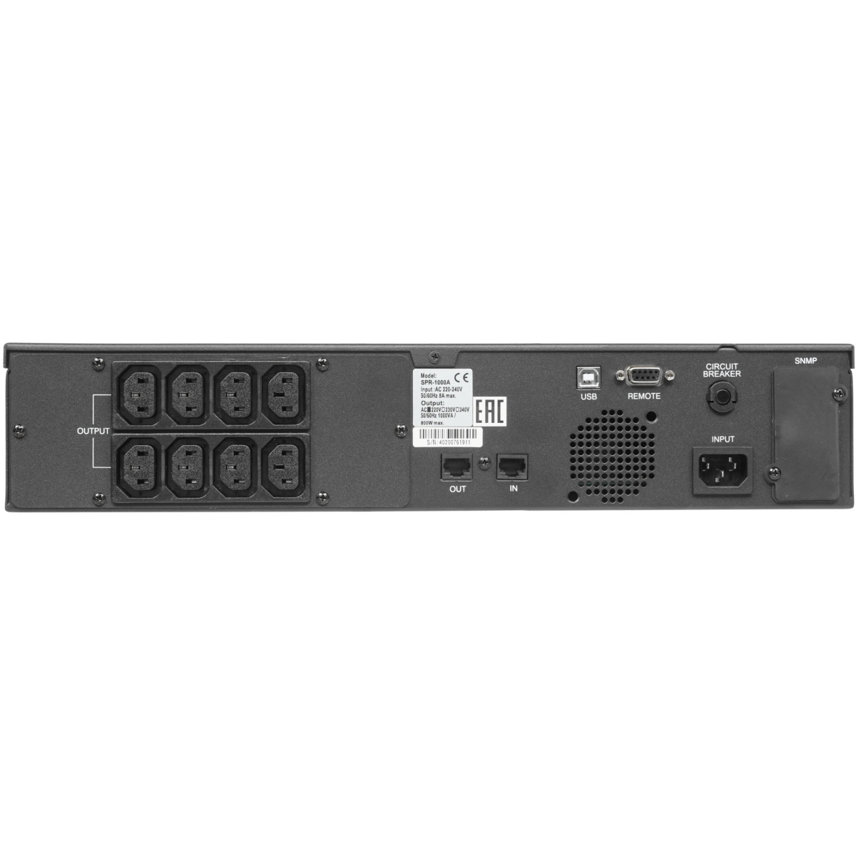 ИБП Powercom Smart King Pro+ SPR-1000 LCD - фото 3