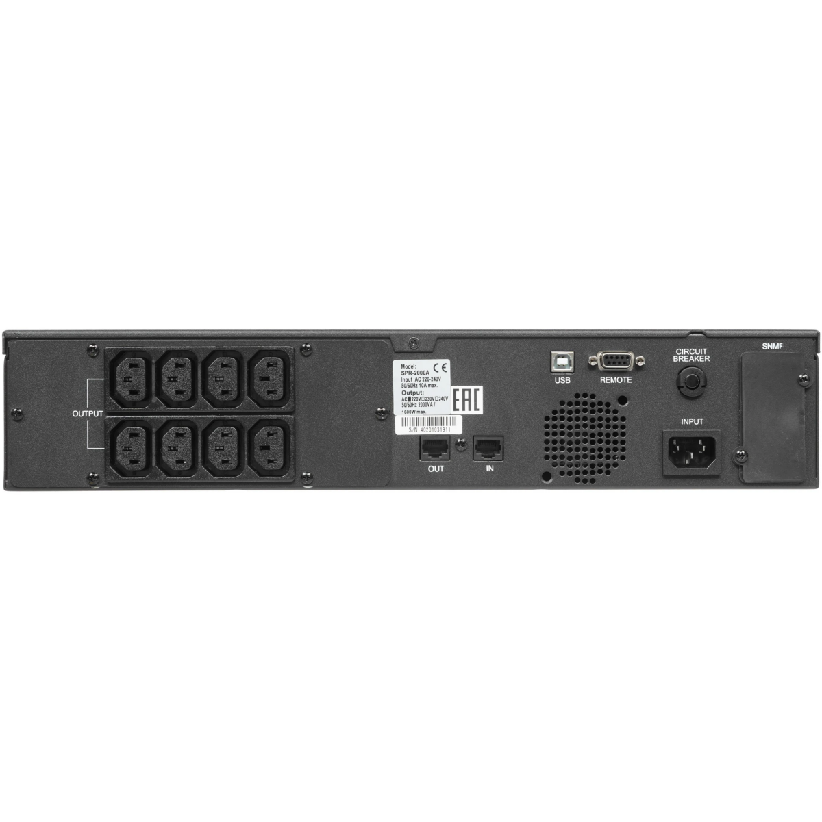 ИБП Powercom Smart King Pro+ SPR-2000 LCD - фото 3