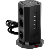 Сетевой фильтр AGNI TP-VD5U9E-C-3m-Black