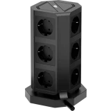 Сетевой фильтр AGNI TP-VD5U9E-C-3m-Black