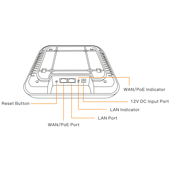 Wi-Fi точка доступа Wi-Tek WI-AP217 v2 - фото 4