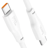 Кабель USB Type-C - USB Type-C, 1м, HOCO X93 Force White (HC-90736) (6931474790736)