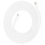 Кабель USB Type-C - USB Type-C, 1м, HOCO X93 Force White (HC-90736) (6931474790736)