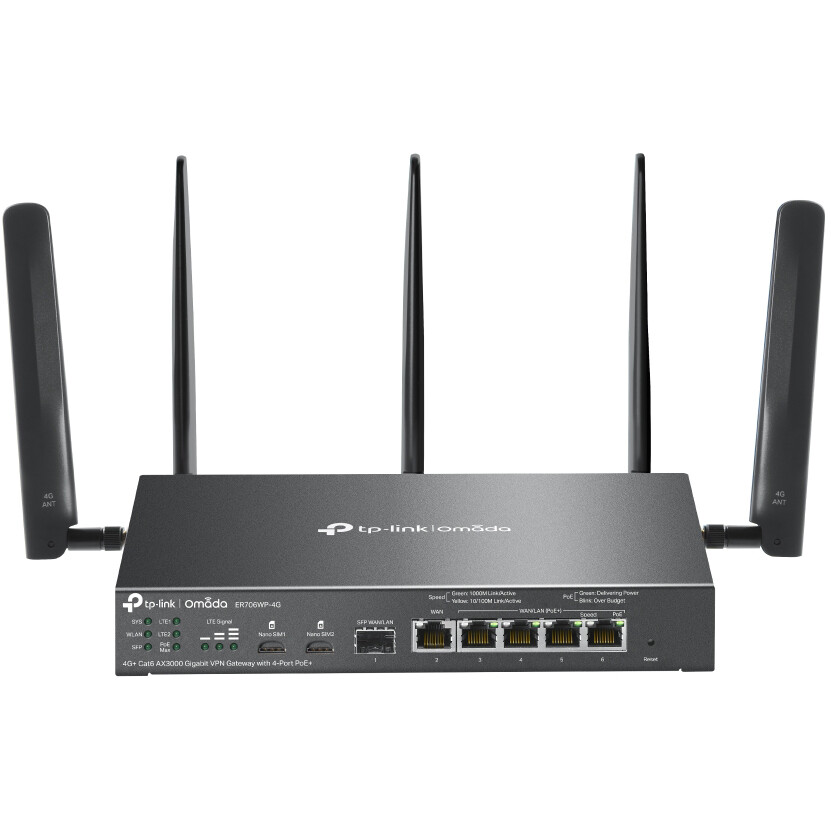 Wi-Fi маршрутизатор (роутер) TP-Link ER706WP-4G