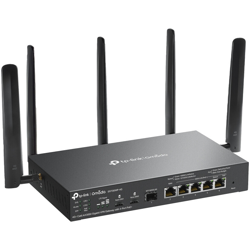 Wi-Fi маршрутизатор (роутер) TP-Link ER706WP-4G - фото 2