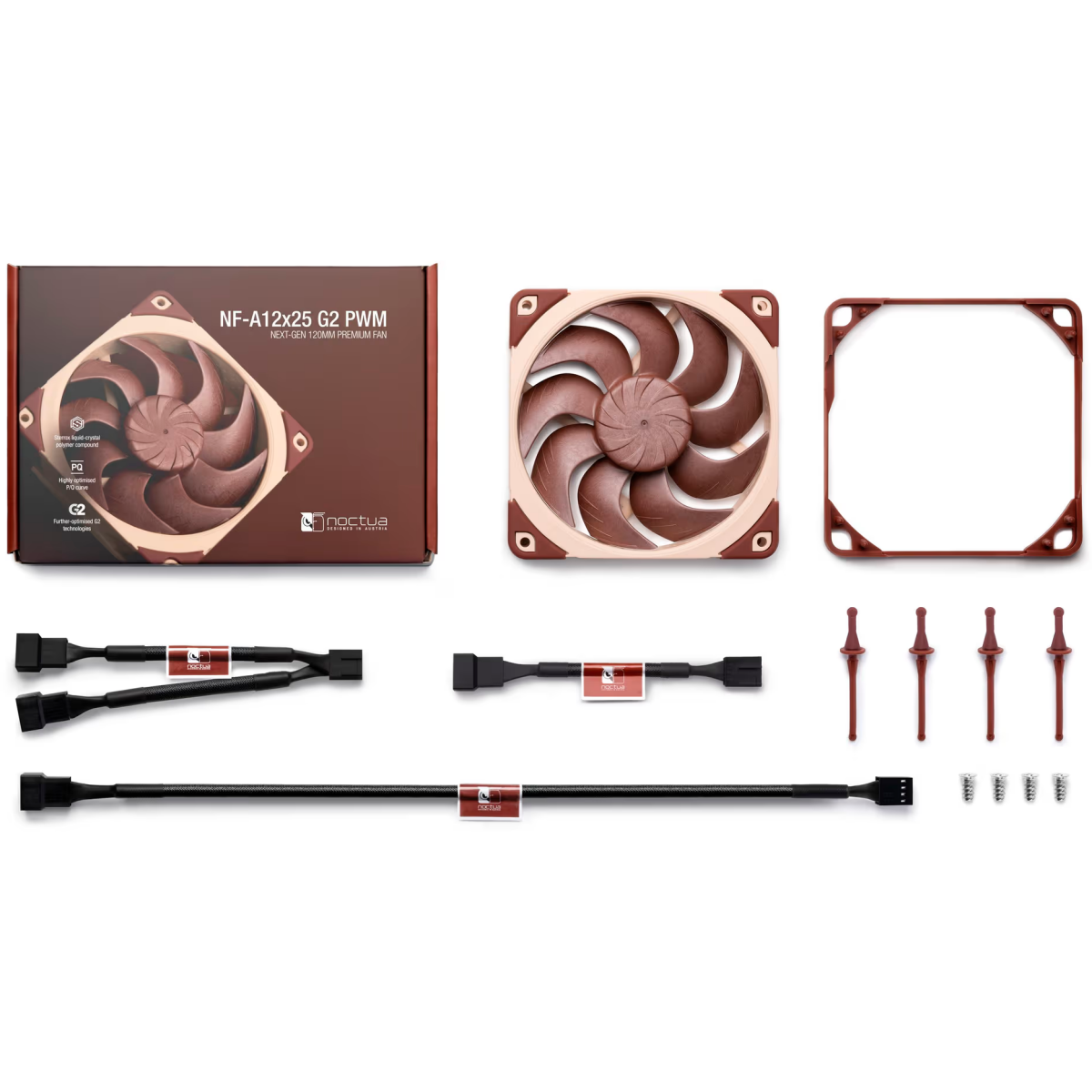 Вентилятор для корпуса Noctua NF-A12x25 G2 PWM - фото 8