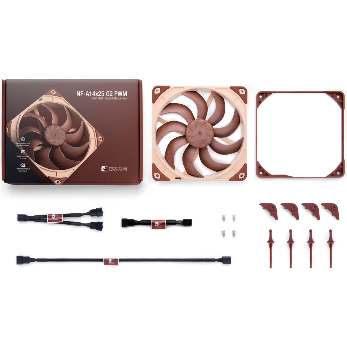 Вентилятор для корпуса Noctua NF-A14x25 G2 PWM - фото 9