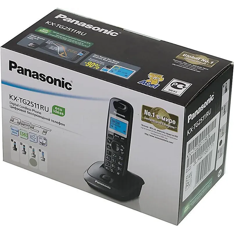 Радиотелефон Panasonic KX-TG2511RUN - фото 9