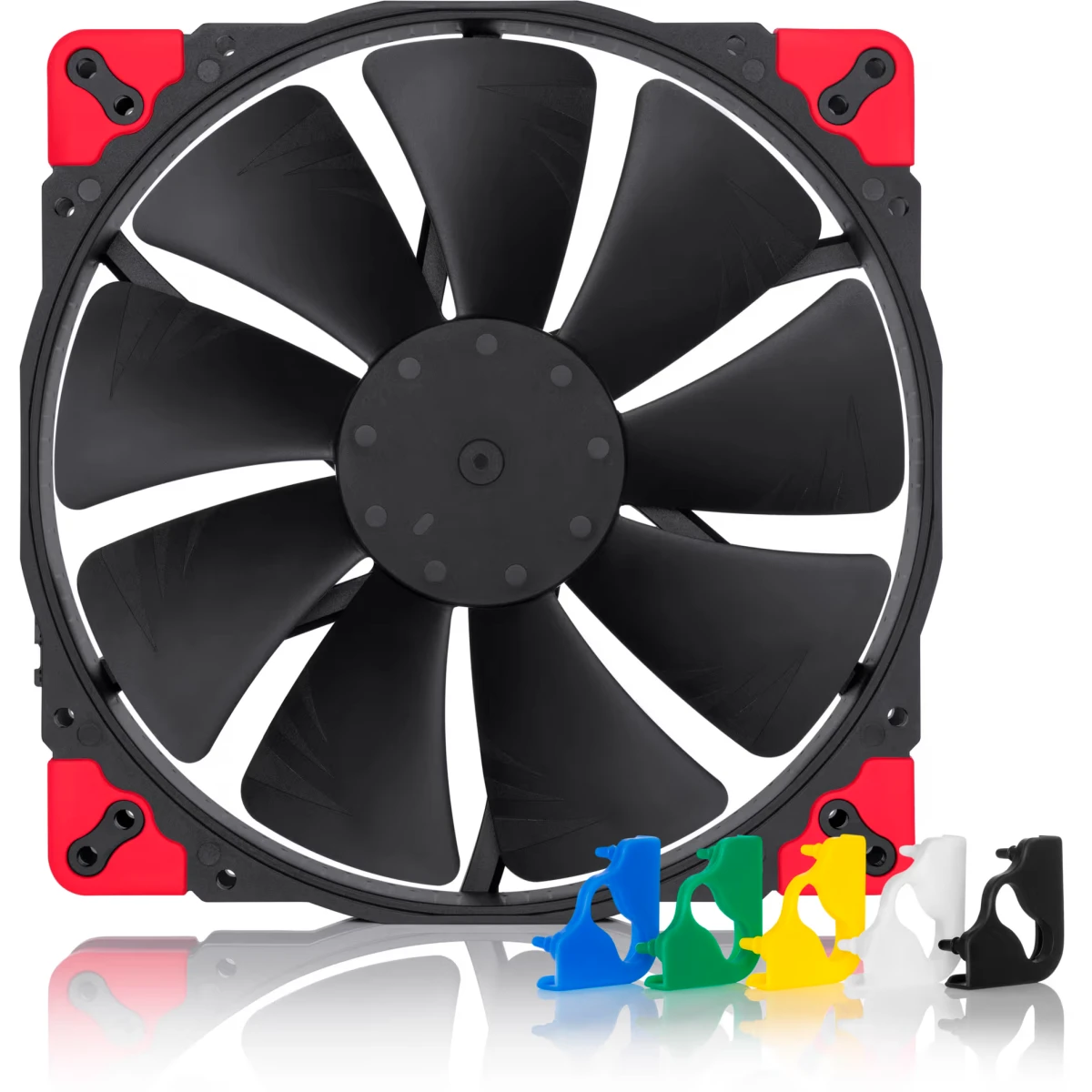 Вентилятор для корпуса Noctua NF-A20 PWM Chromax - NF-A20 PWM chromax.black.swap - фото 2