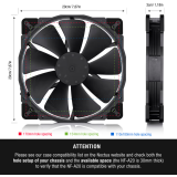 Вентилятор для корпуса Noctua NF-A20 PWM Chromax (NF-A20 PWM chromax.black.swap)