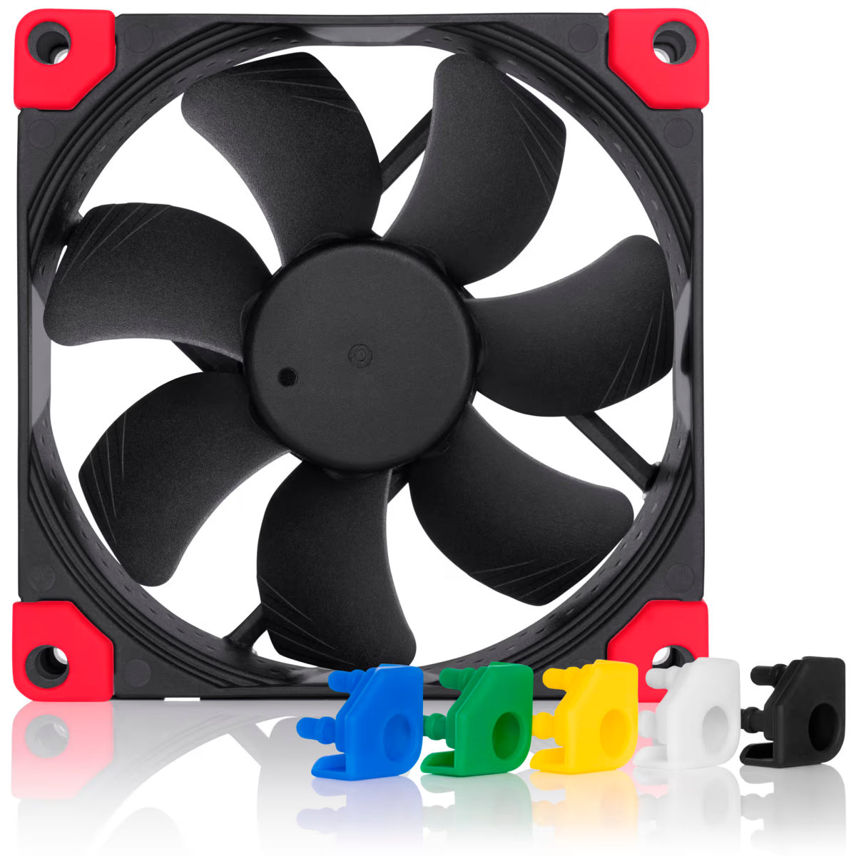 Вентилятор для корпуса Noctua NF-A9 PWM Chromax - NF-A9 PWM chromax.black.swap - фото 2