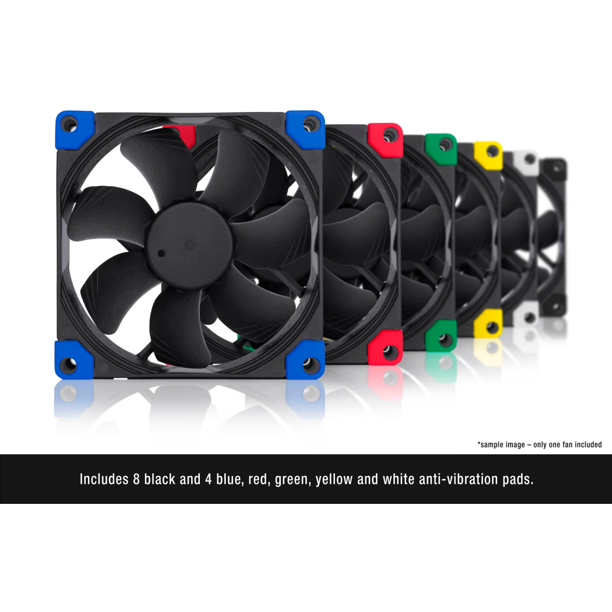 Вентилятор для корпуса Noctua NF-A9 PWM Chromax - NF-A9 PWM chromax.black.swap - фото 4