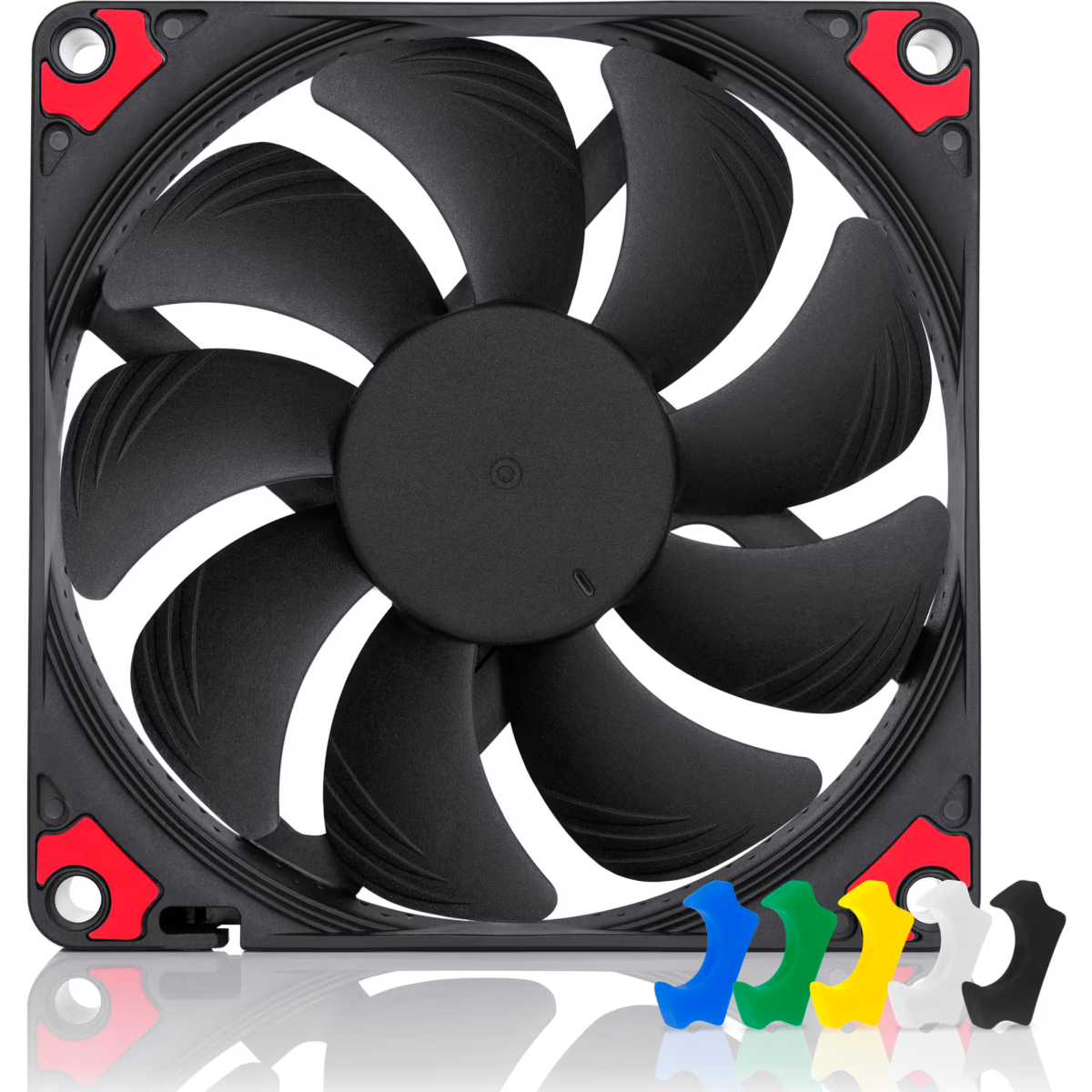 Вентилятор для корпуса Noctua NF-A9x14 HS-PWM Chromax - NF-A9x14 HS-PWM chromax.black.swap - фото 2