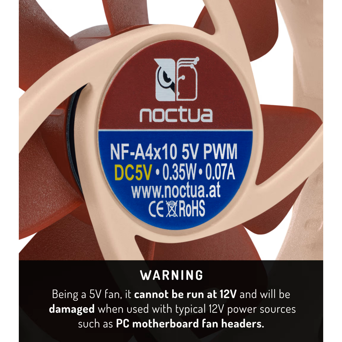 Вентилятор для корпуса Noctua NF-A4x10 5V PWM - фото 6