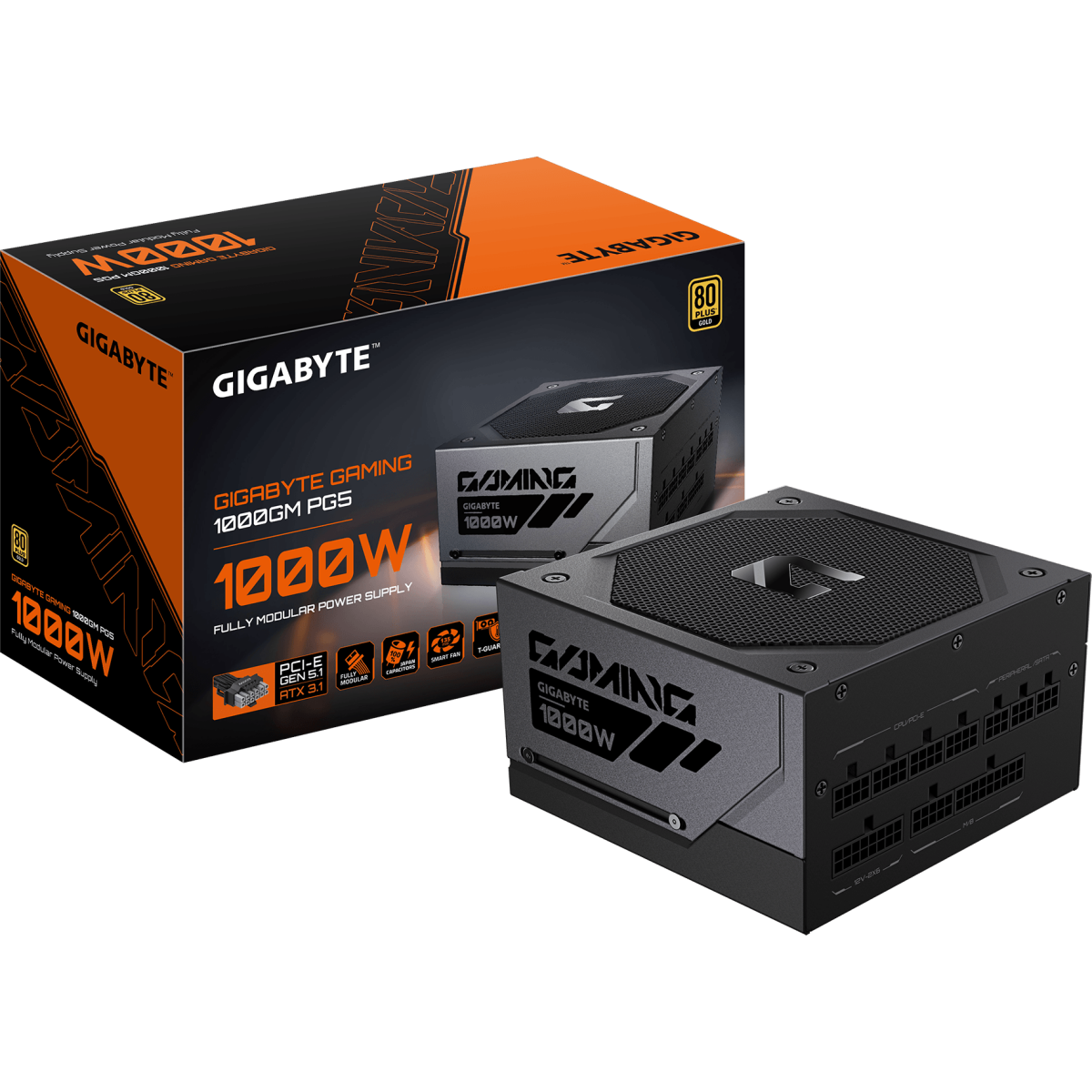 Блок питания 1000W Gigabyte GP-GME1000GM PG5 - фото 7