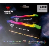 Оперативная память 32GB DDR5 6400MHz Patriot Viper Xtreme 5 RGB (PVXR532G64C32K) (2x16GB KIT)