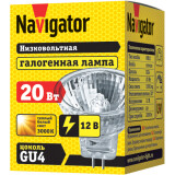 Галогенная лампочка Navigator 94200 (20 Вт, GU4)