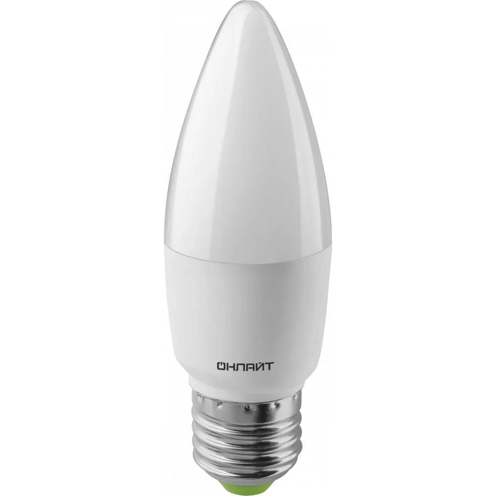 Светодиодная лампочка ОНЛАЙТ OLL-C37-10-230-4K-E27-FR (10 Вт, E27) - 61960