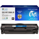 Картридж G&G GS-W1106A-N Black