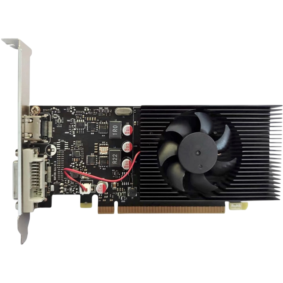 Видеокарта NVIDIA GeForce GT 1030 CBR 2GB (VGA-STX1030-2G-HDMI+DP-RTL)