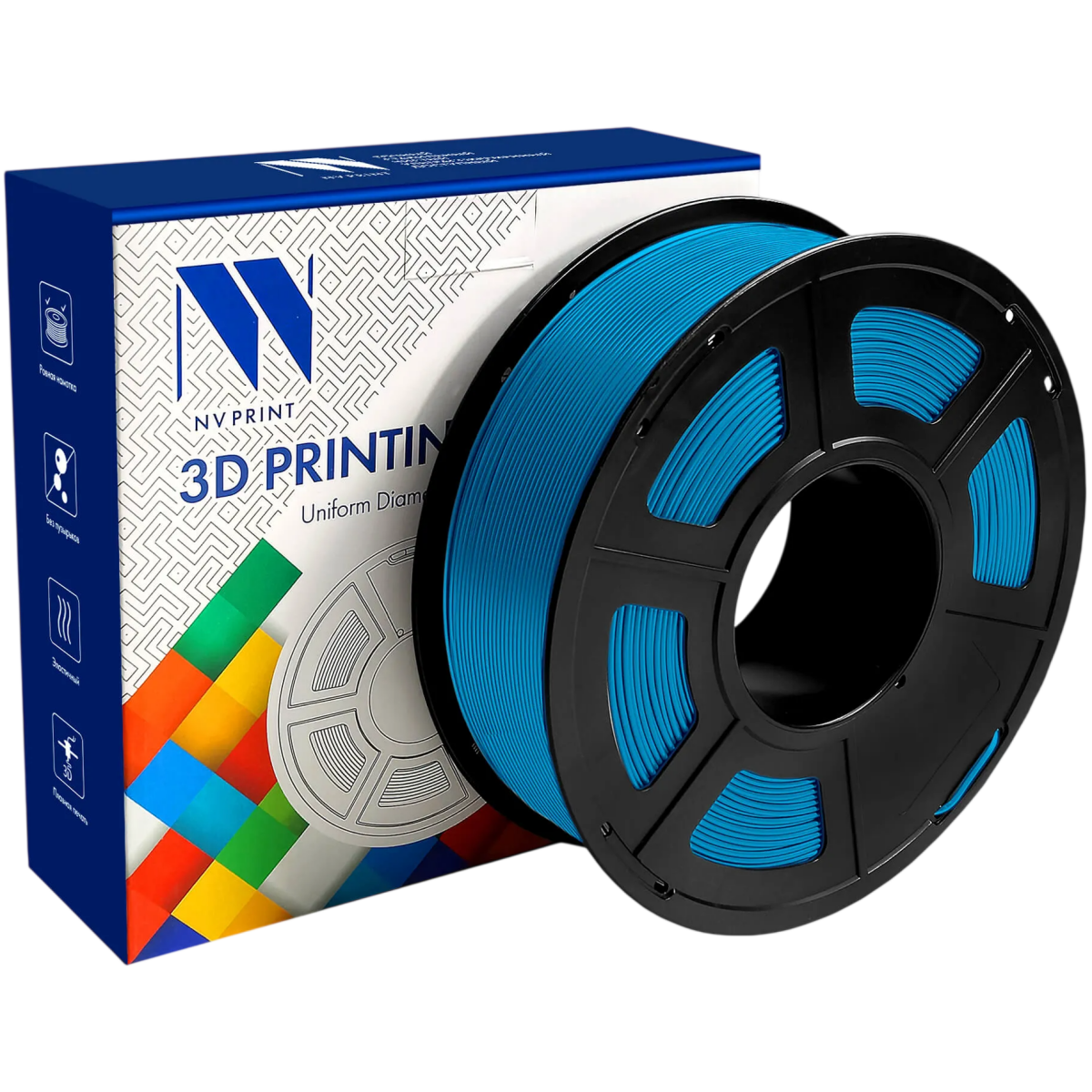 Пластик для 3D принтера NV Print NV-3D-PCL-BLUE
