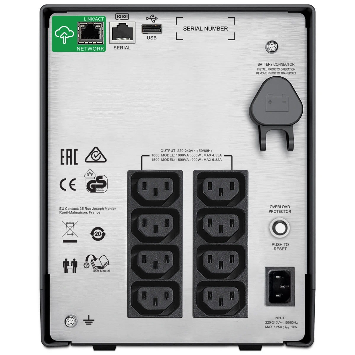 ИБП APC SMC1500IC Smart-UPS 1500VA - фото 2