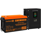 ИБП ExeGate FineSine SX-500.LCD.AVR.2SH + HR 12-65 (65Ач) (EX296503RUS)