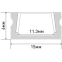 Профиль для светодиодной ленты ЭРА 1506B САВ262, 2м - Б0062817 - фото 4