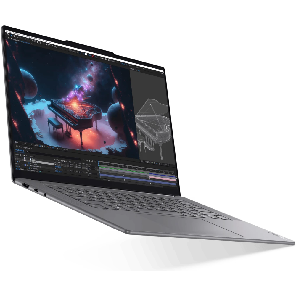 Ноутбук Lenovo Yoga Slim 7 15ILL9 Luna Grey (83HM0063RK) - фото 2