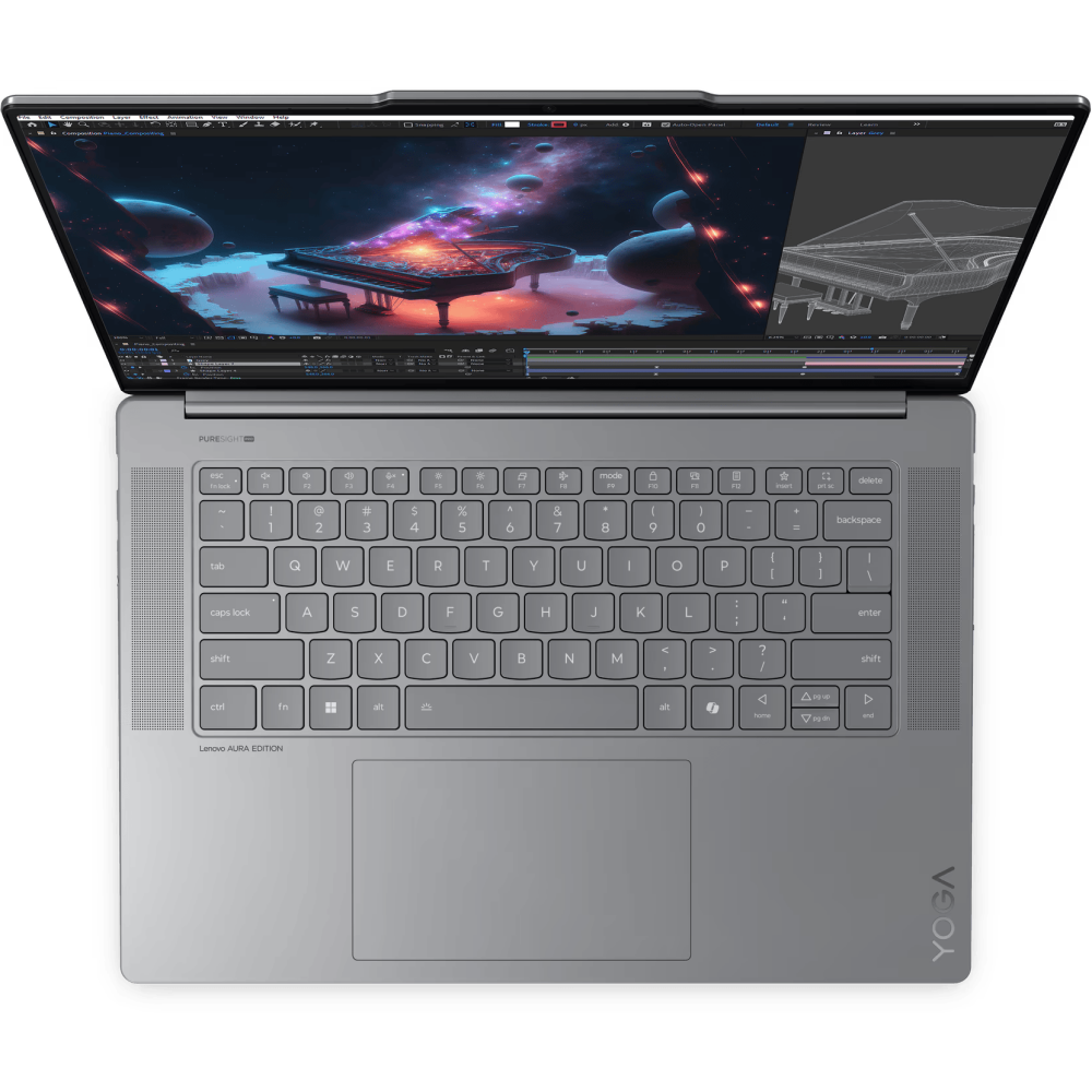 Ноутбук Lenovo Yoga Slim 7 15ILL9 Luna Grey (83HM0063RK) - фото 5