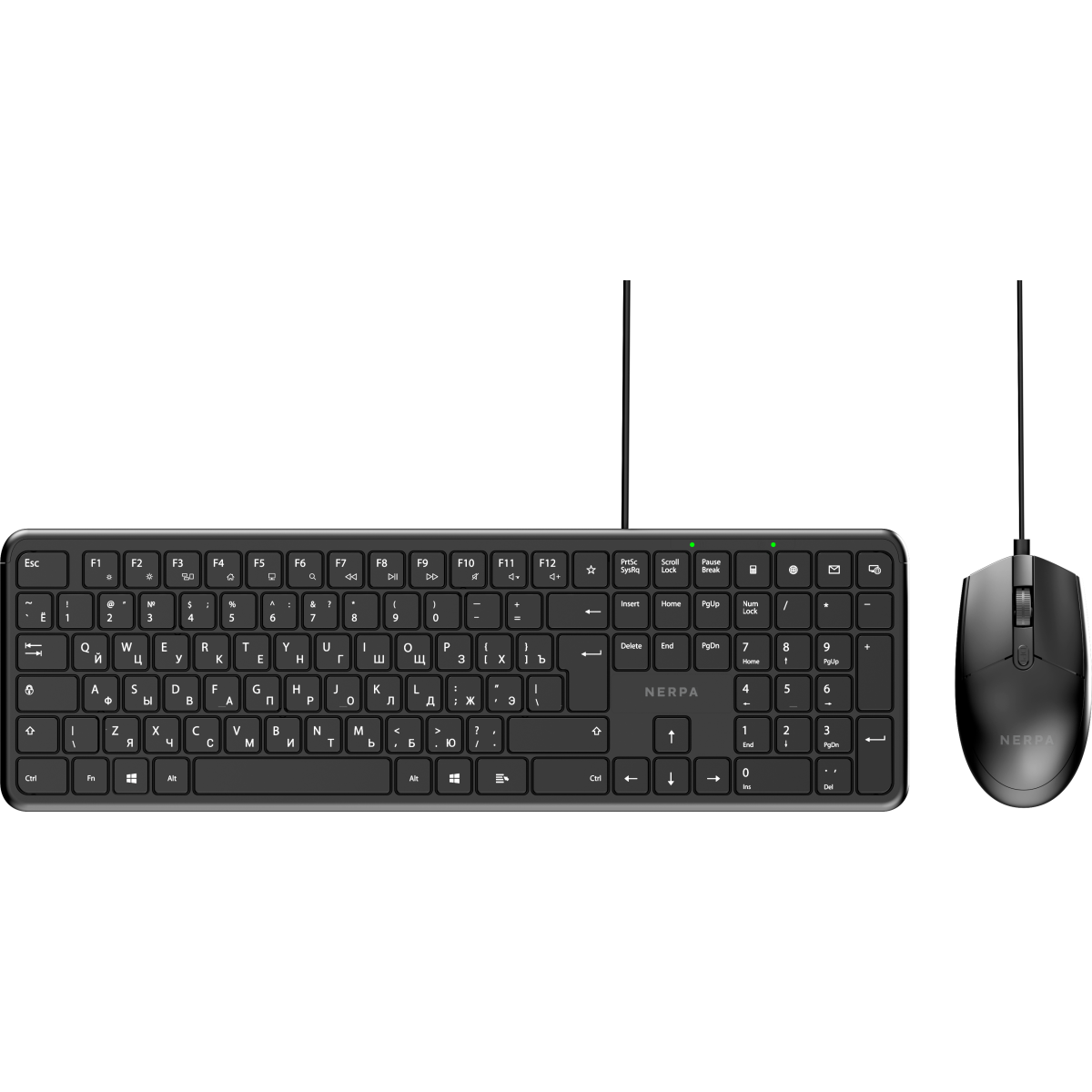 Клавиатура + мышь Nerpa NRP-KG100-W-BLK