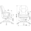 Офисное кресло Бюрократ T-9950MSG-F Fabric Black - T-9950MSG-F/FABR-B - фото 14