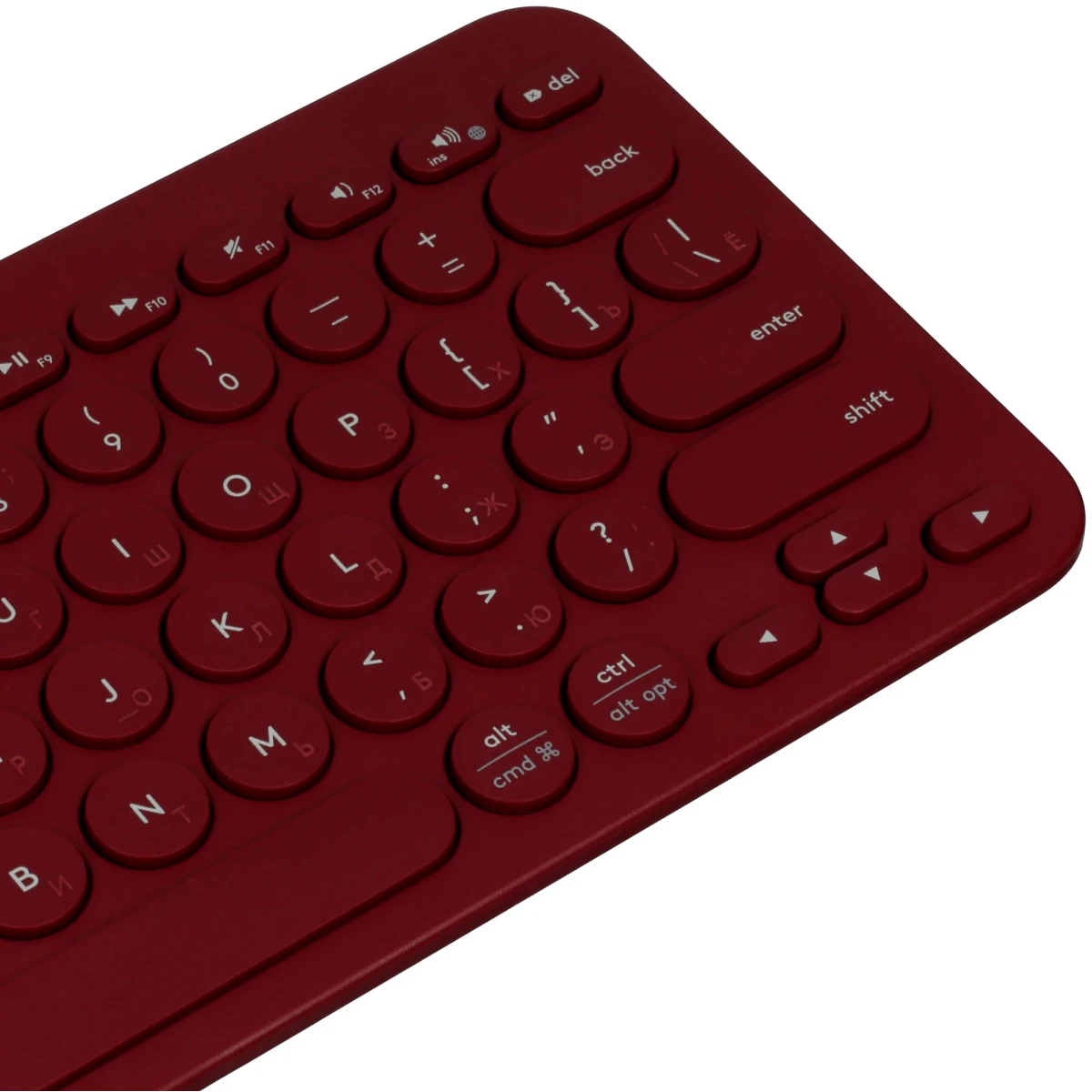 Клавиатура Logitech K380 Wireless Keyboard Red (920-007655) - фото 4
