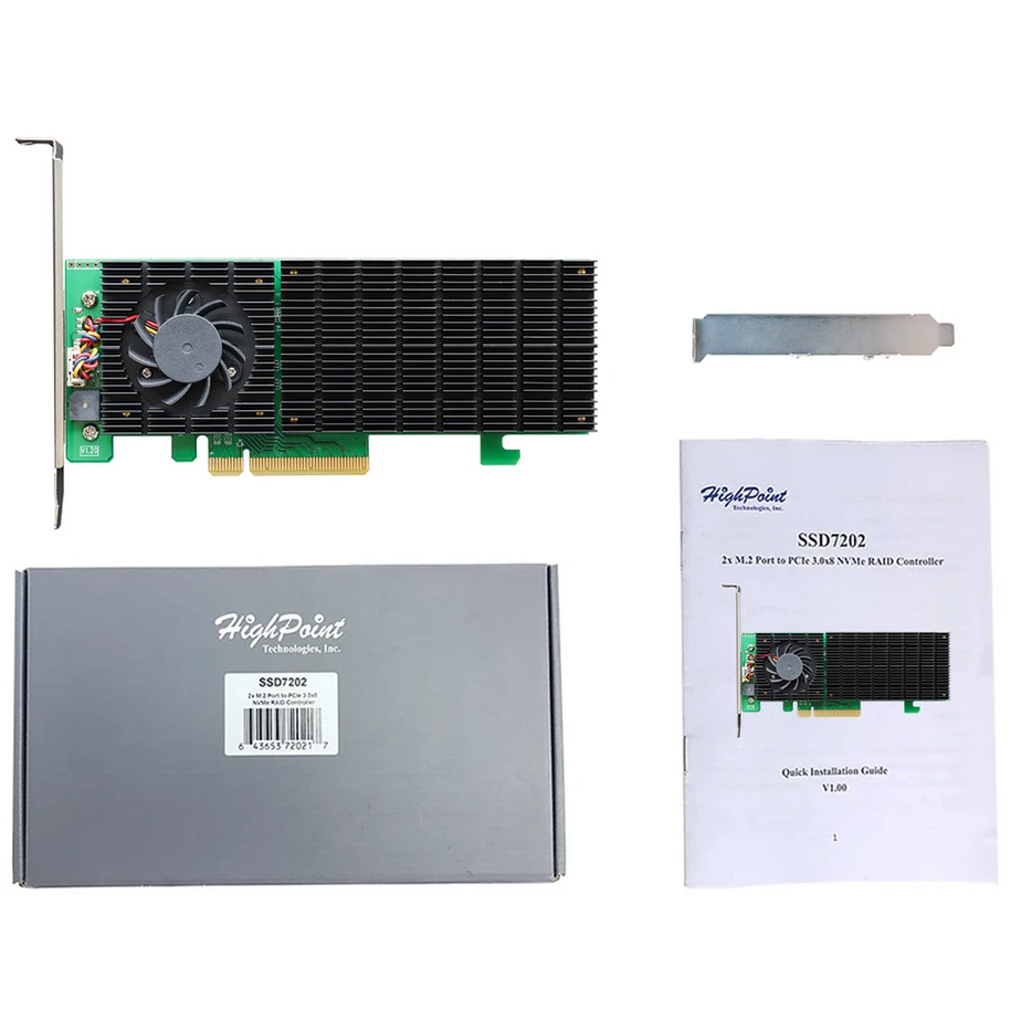 Плата расширения HighPoint SSD7202 - SSD7202-212R1C - фото 6