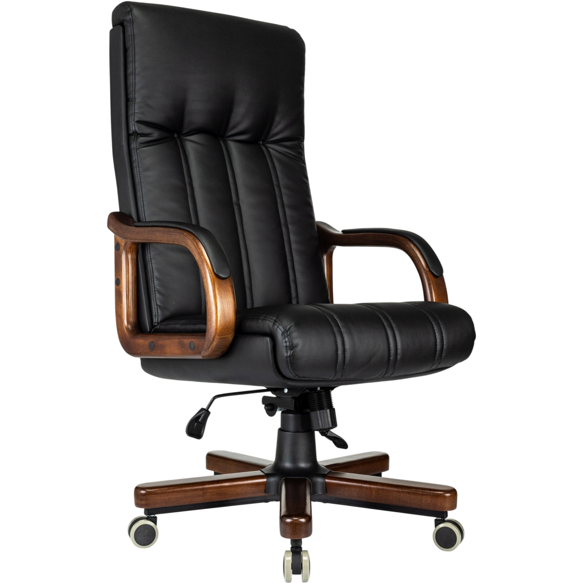 Офисное кресло Бюрократ T-9932 Walnut Eco Black - T-9932WALNUT/ECO-B