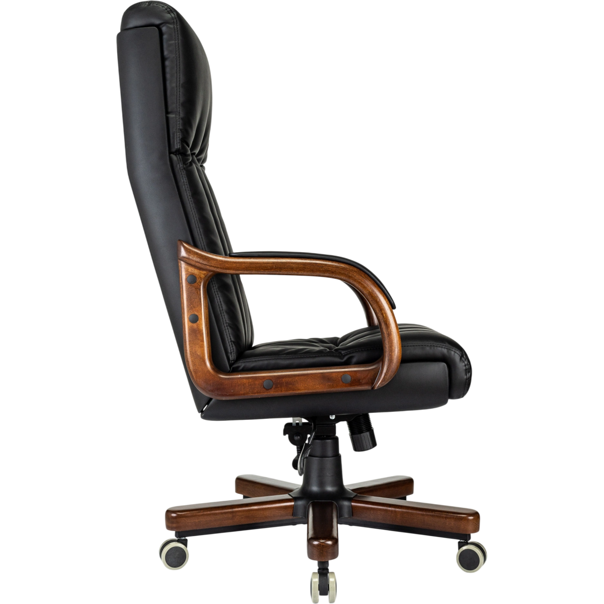 Офисное кресло Бюрократ T-9932 Walnut Eco Black - T-9932WALNUT/ECO-B - фото 4