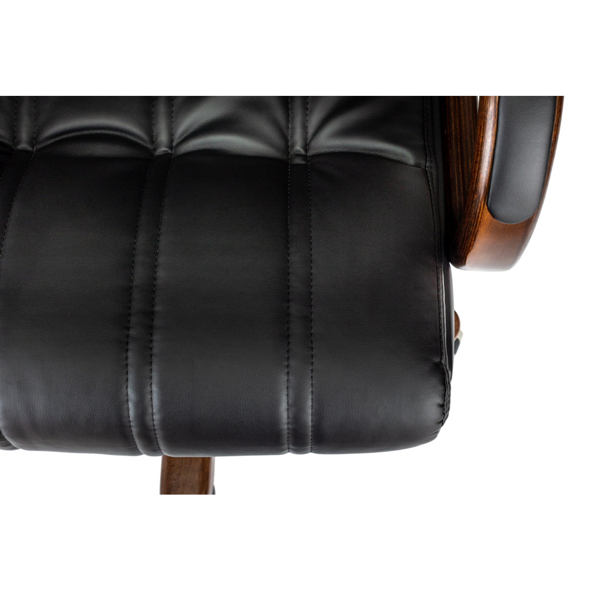 Офисное кресло Бюрократ T-9932 Walnut Eco Black - T-9932WALNUT/ECO-B - фото 8