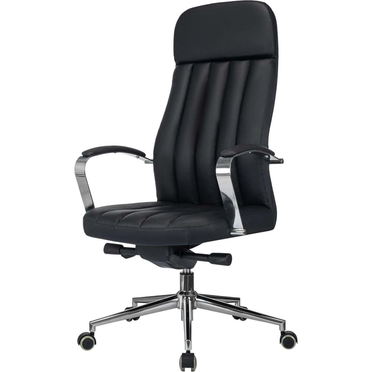 Офисное кресло Бюрократ T-998SL Black - T-998SL/LEATH-BLACK - фото 3