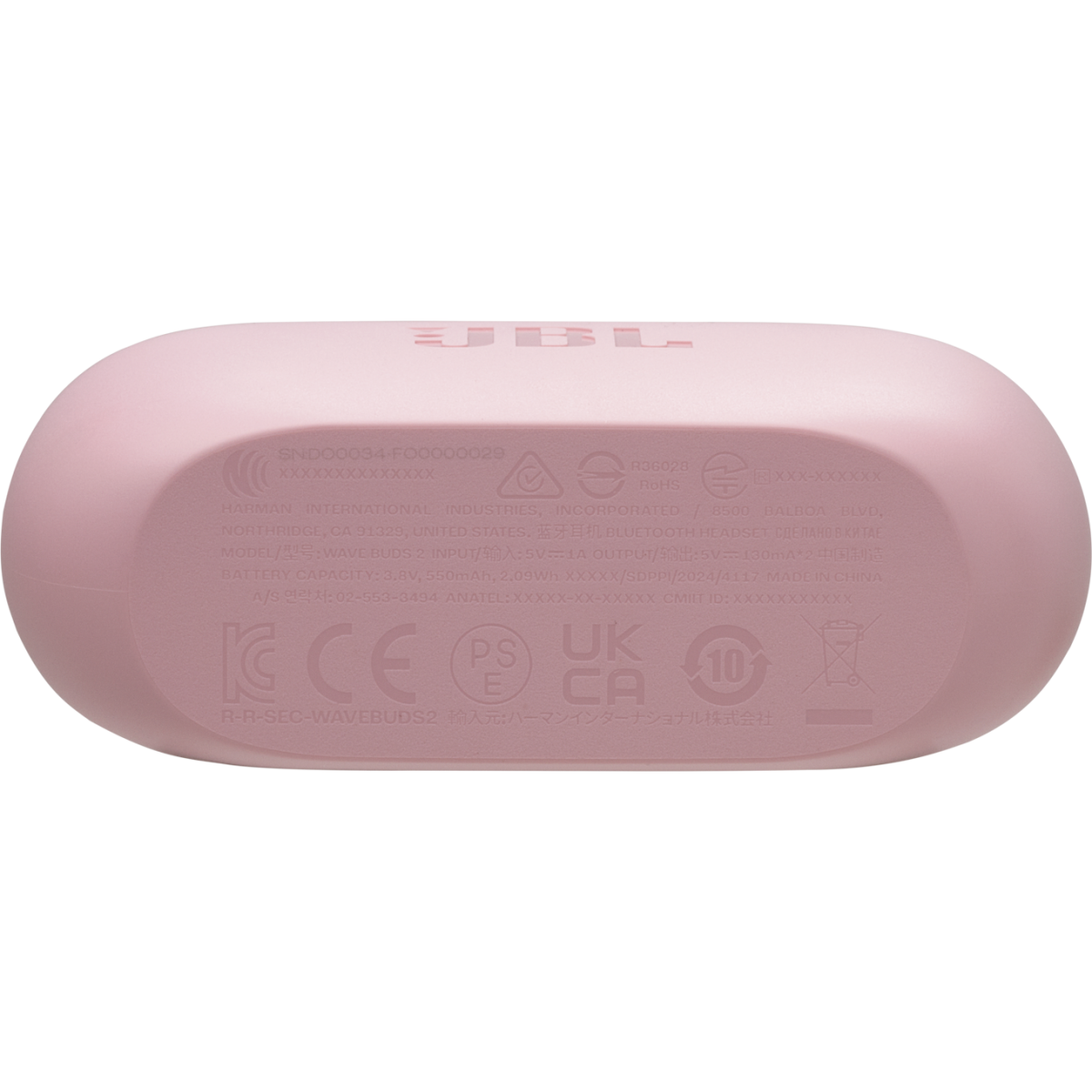 Гарнитура JBL Wave Buds 2 Pink - JBLWBUDS2PIK - фото 7