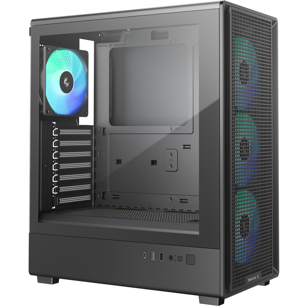 Корпус DeepCool CC550 4F Black - R-CC550BKANA4-G - фото 2