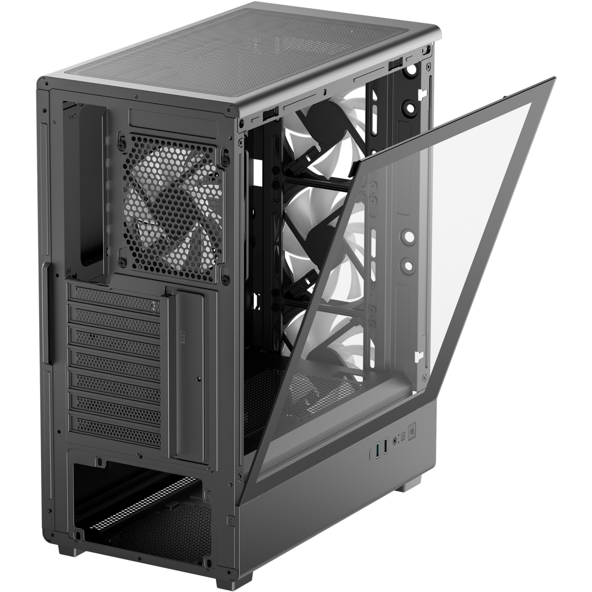 Корпус DeepCool CC550 4F Black - R-CC550BKANA4-G - фото 7